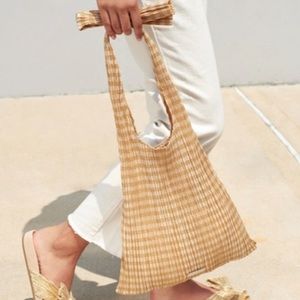 Loeffler Randall Bex Pleated Gingham Bag